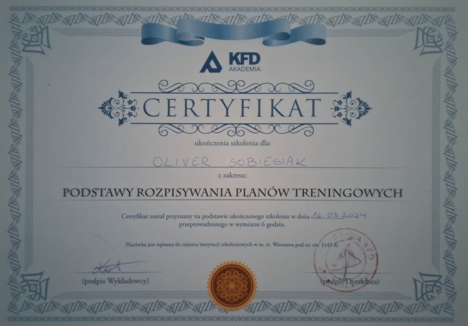 Podstawy rozpisywania planów treningowych